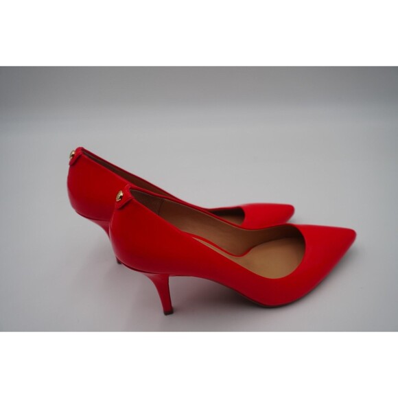 Michael Kors Flex Patent Glossy Leather Coral High Heels Pump Size 8.5M - Picture 7 of 11